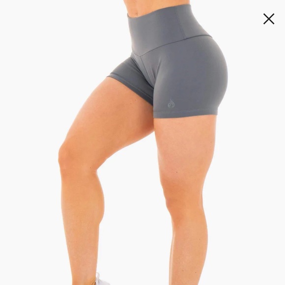 Ryderwear Motion High Waisted Shorts in Charcoal, Size XS - Picture 4 of 10